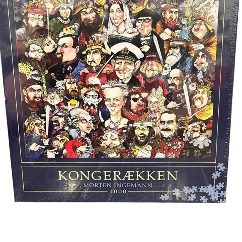 Denmark KONGERAEKKEN MORTEN INGEMANN 1000 Pc Jigsaw Puzzle HISTORICAL New Sealed